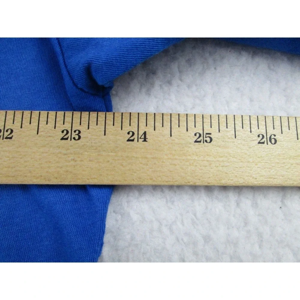 Wellen T-Shirt Mens XL Blue Short Sleeve Spin Out With Your Fin Out‎ Surf Beach
